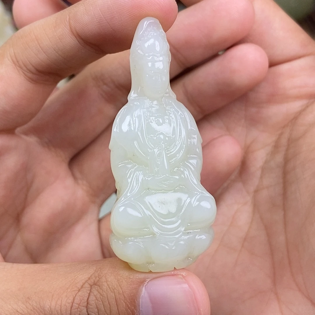 散***人和田玉未镶嵌挂件