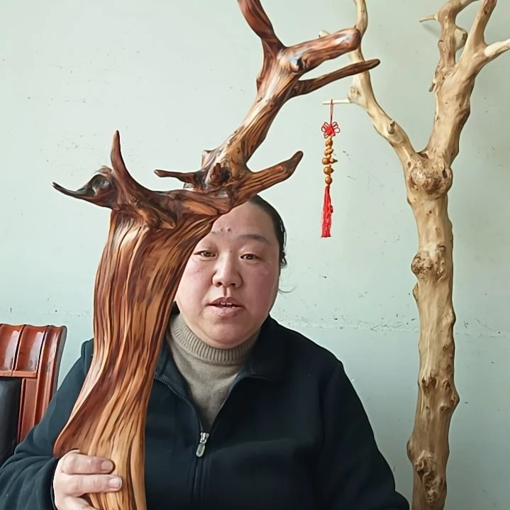 ~*人太行崖柏成品摆件