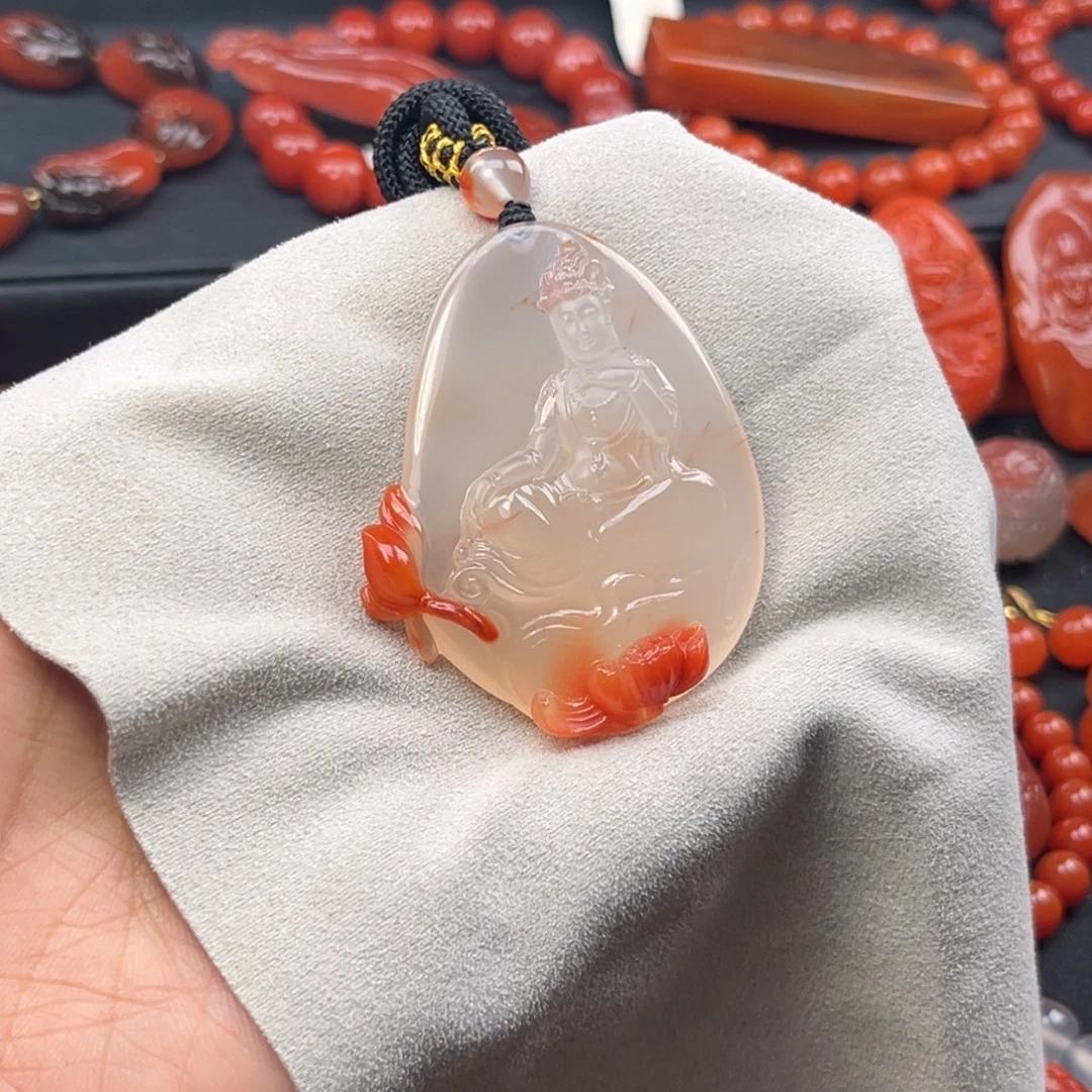 南红玛瑙未镶嵌手链