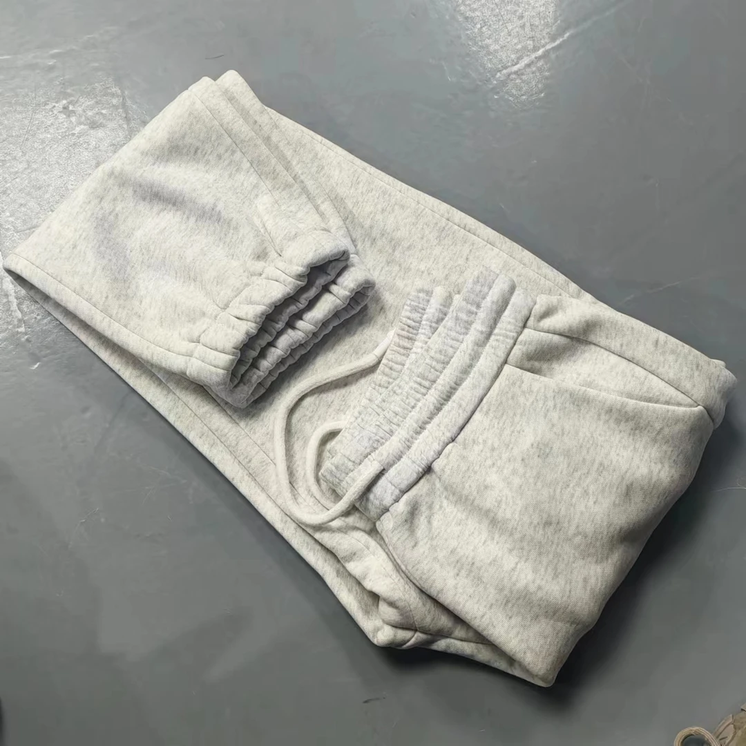 【南油玲姐】浅灰色松紧腰休闲裤8821