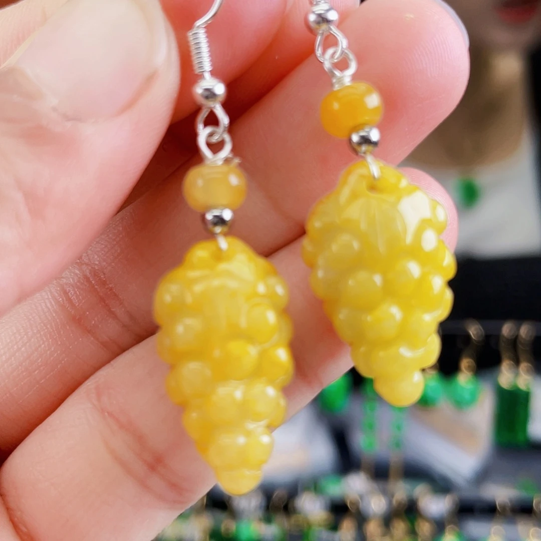 未镶嵌翡翠耳饰饰品
