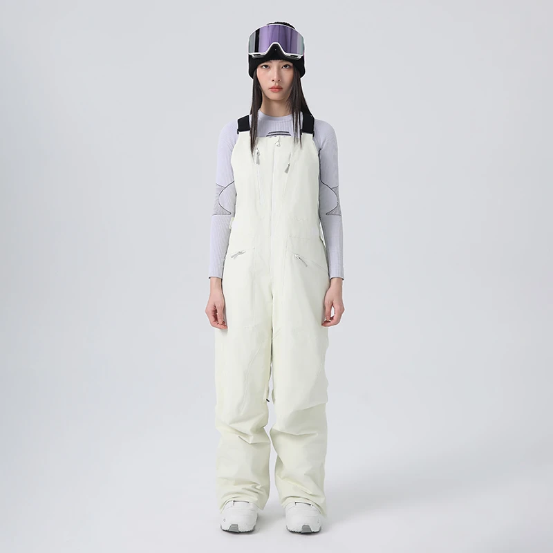 雪怡派滑雪背带裤女3L防风防水单板男款女款冬季专业滑雪服