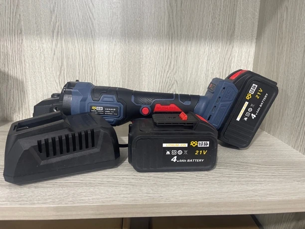 充电角磨机无刷大动力两电一充