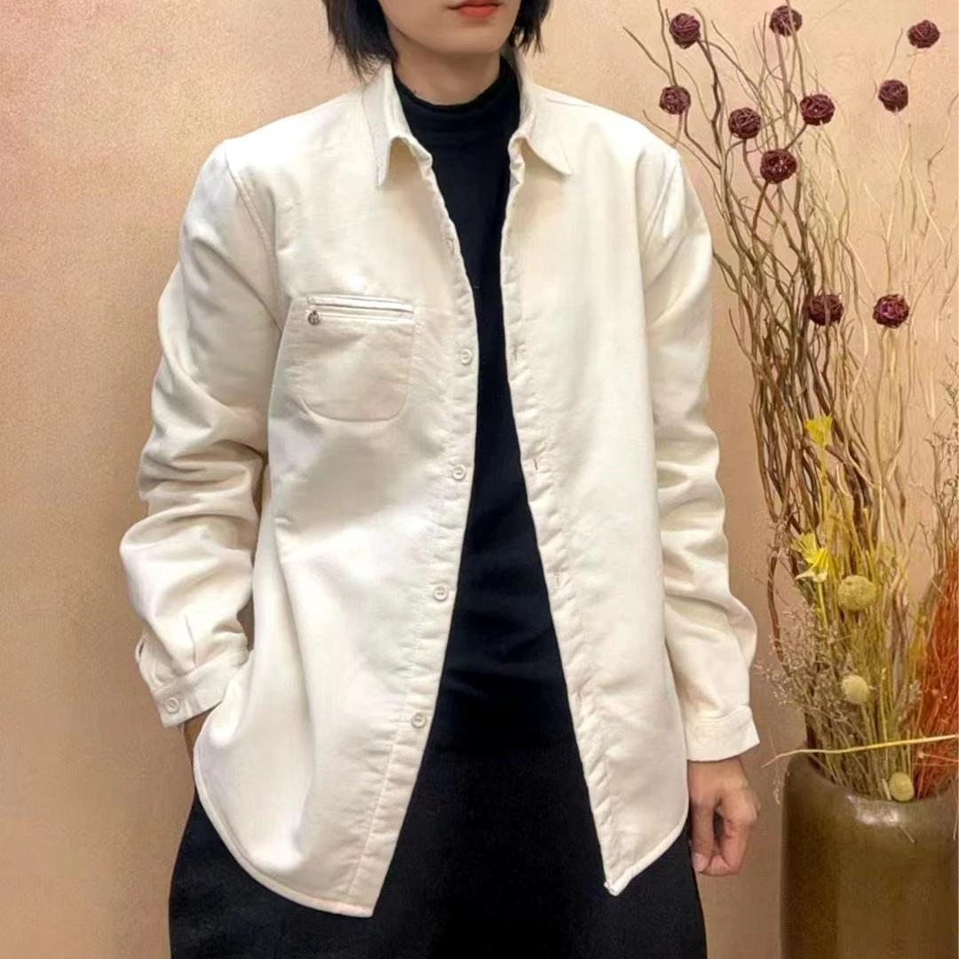 @文艺气质灯芯绒加绒加厚衬衫 MGF10278