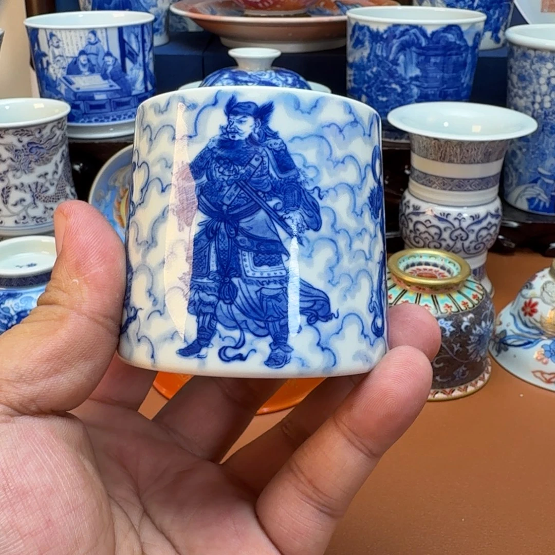 阿***南杯子景德镇全手工手绘陶瓷