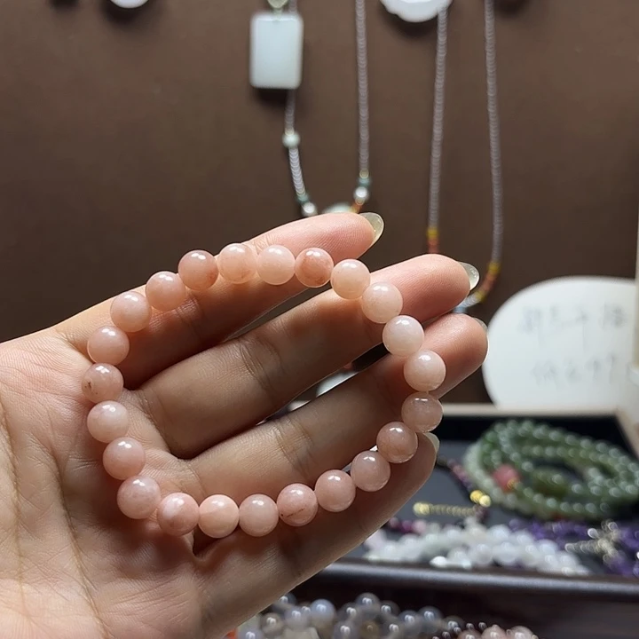 未镶嵌手串石英质玉（金丝玉）