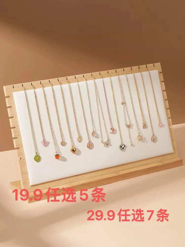 钛钢项链 钛钢项链《红》春天新款手工百搭复古古风简约中式日常