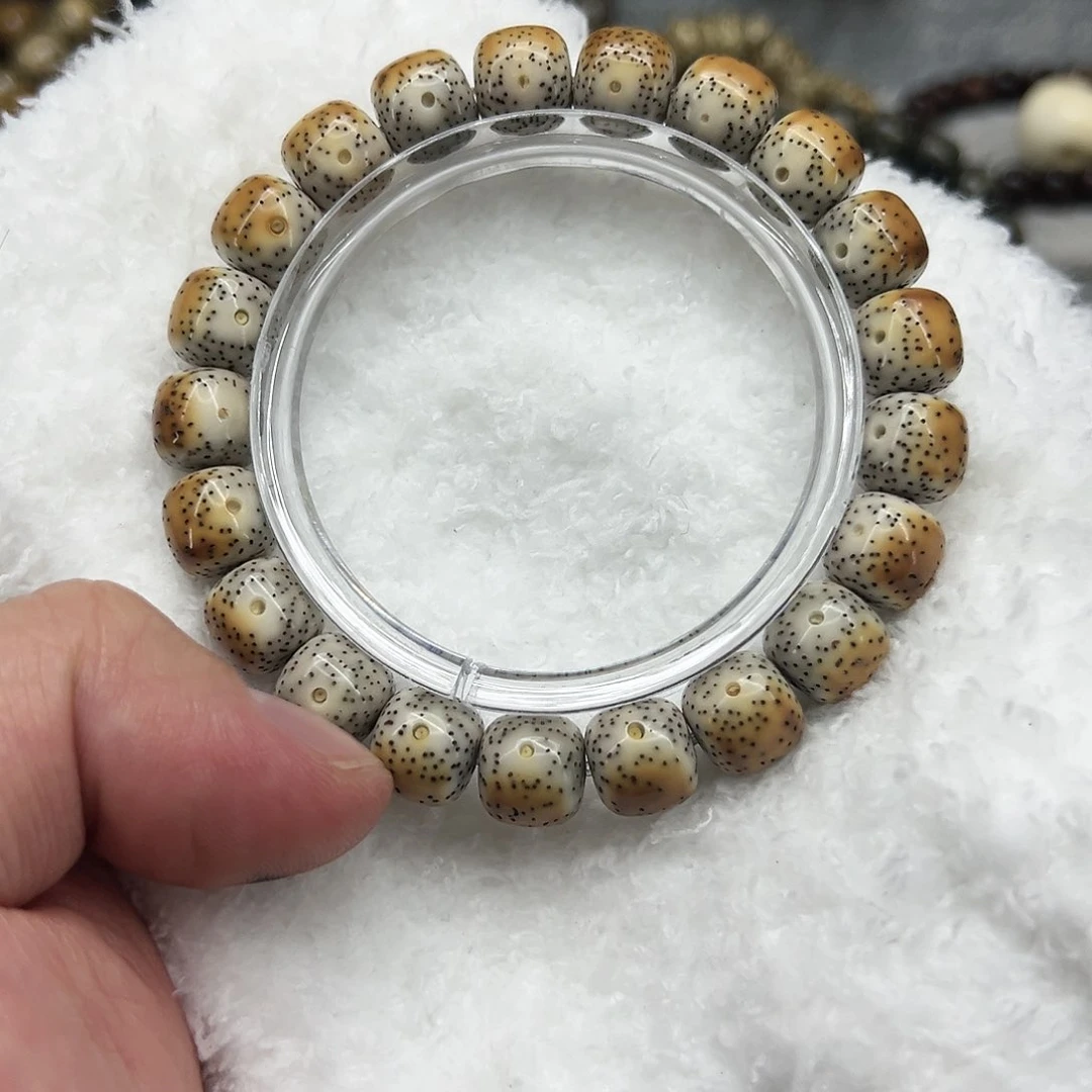 星月菩提手串140高端火烧云星月菩提单圈1.1