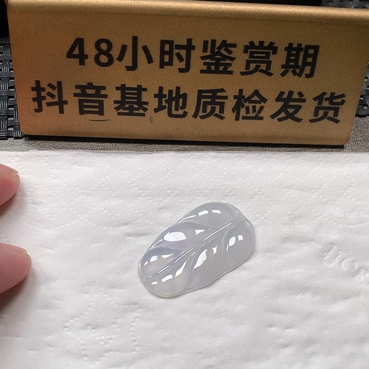 颈饰未镶嵌翡翠叶子