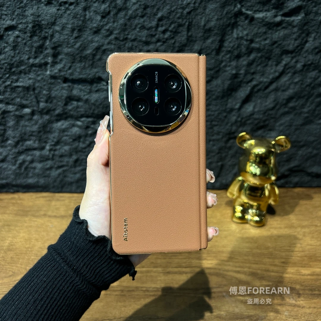 适用于华为matex6手机壳折叠屏matex5保护套matex3真皮x5中轴x6