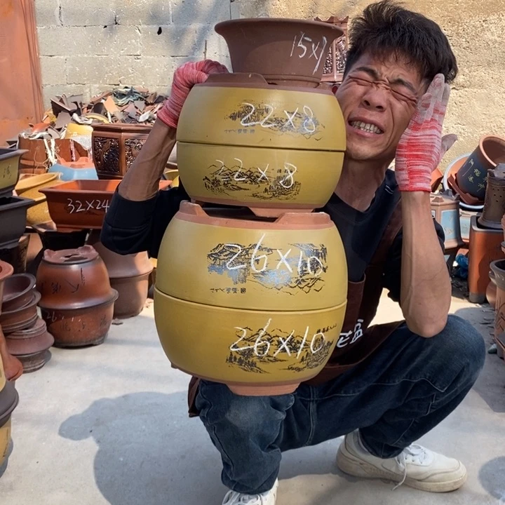 紫砂花盆紫砂器。。。紫砂壶的时候我也不