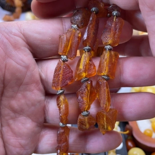 未镶嵌蜜蜡手串手串