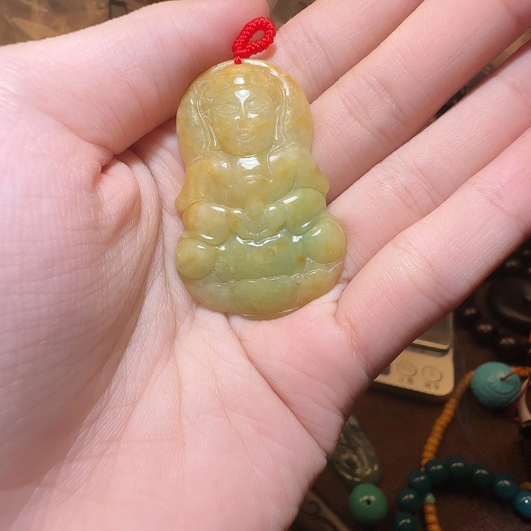 翡翠未镶嵌颈饰65435666