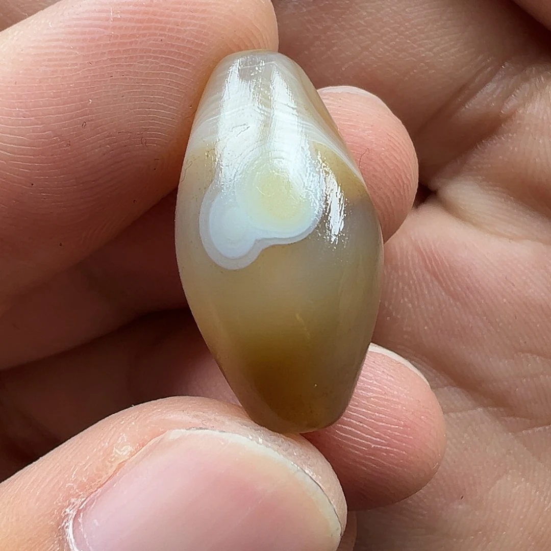 玛瑙/玉髓未镶嵌珠宝半成品x  xy39-08   12.7×23.2特殊橄榄
