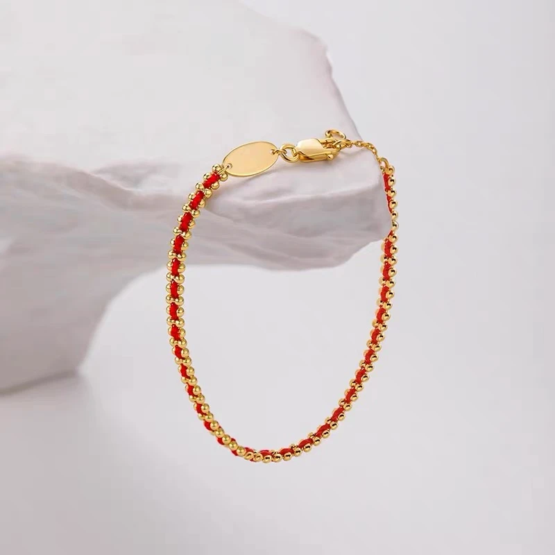 纯铜布艺手链 2026本命手链手工红绳生肖红绳男女礼马年好运太岁