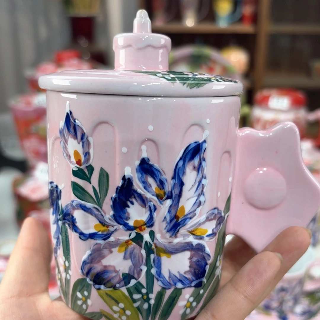 景德镇手绘高温釉下彩陶瓷茶具