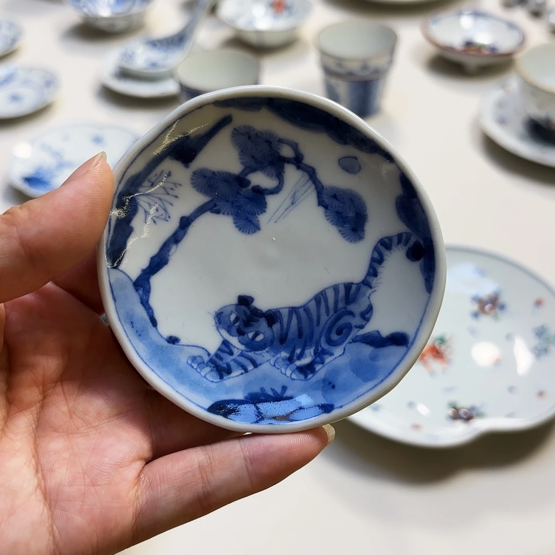 瓷绫部史织 豆皿。