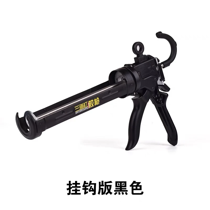 三道杠省力型大行程玻璃胶通用铝合金自动断胶放滴漏美缝硬胶