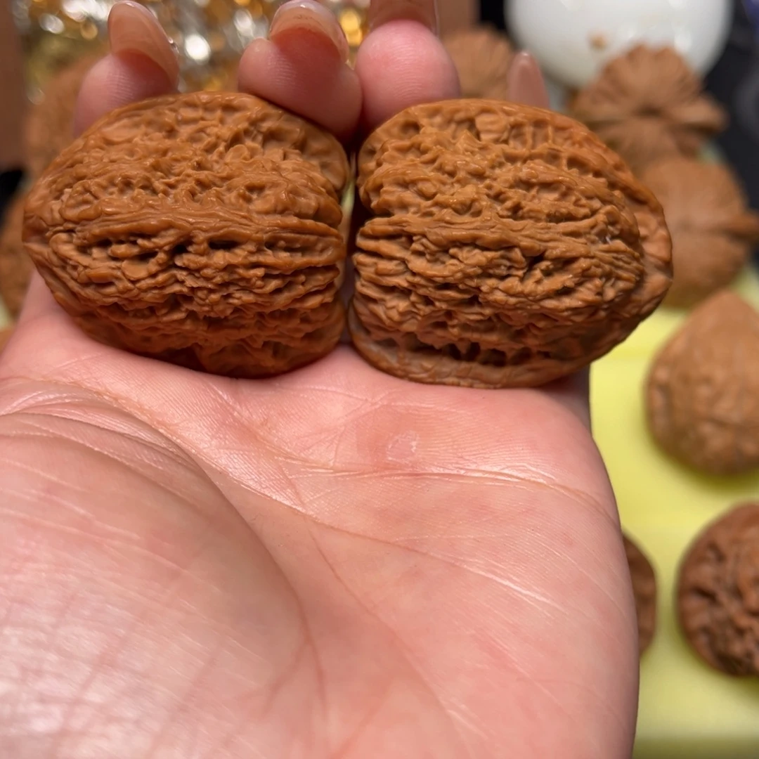 文玩核桃吊坠37凹底高炮拉丝南疆石