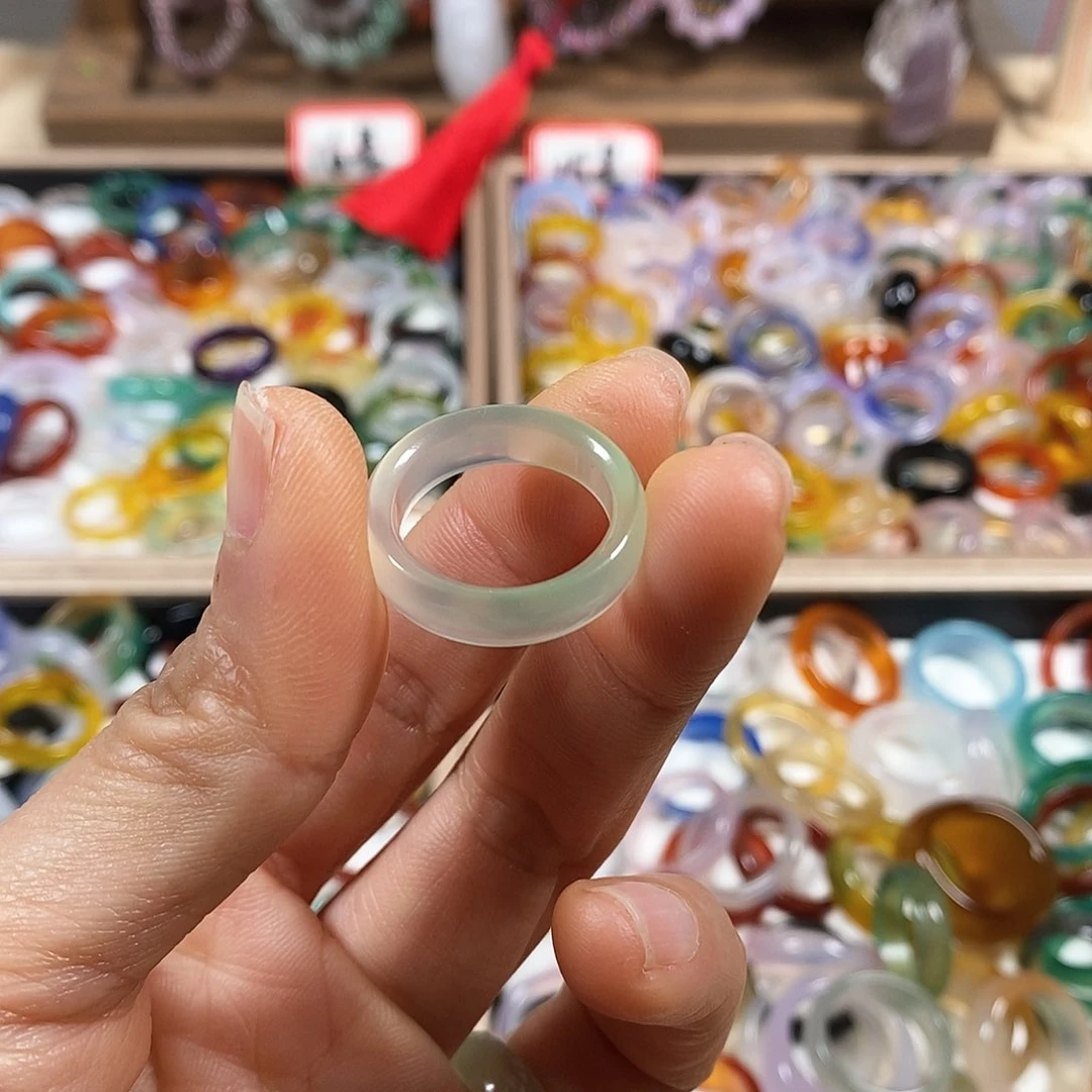 玛瑙/玉髓戒指未镶嵌