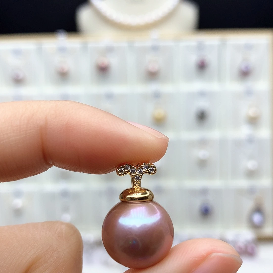 合金淡水珍珠颈饰