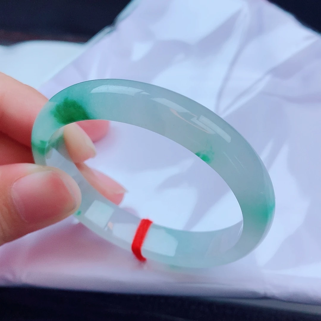 翡翠未镶嵌手镯天然缅甸翡翠A货手镯