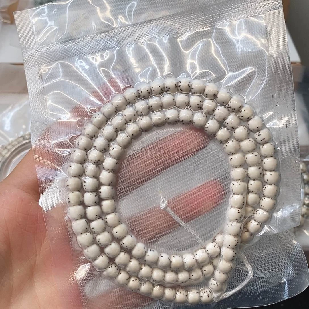 星月菩提吊坠原白河豚桶长串7.6