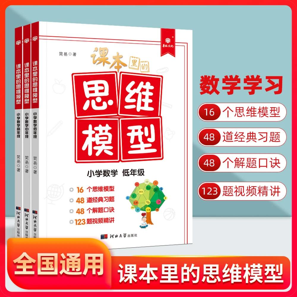 课本里的思维模型 经典小学数学解题口诀 附视频精讲数学思维提升