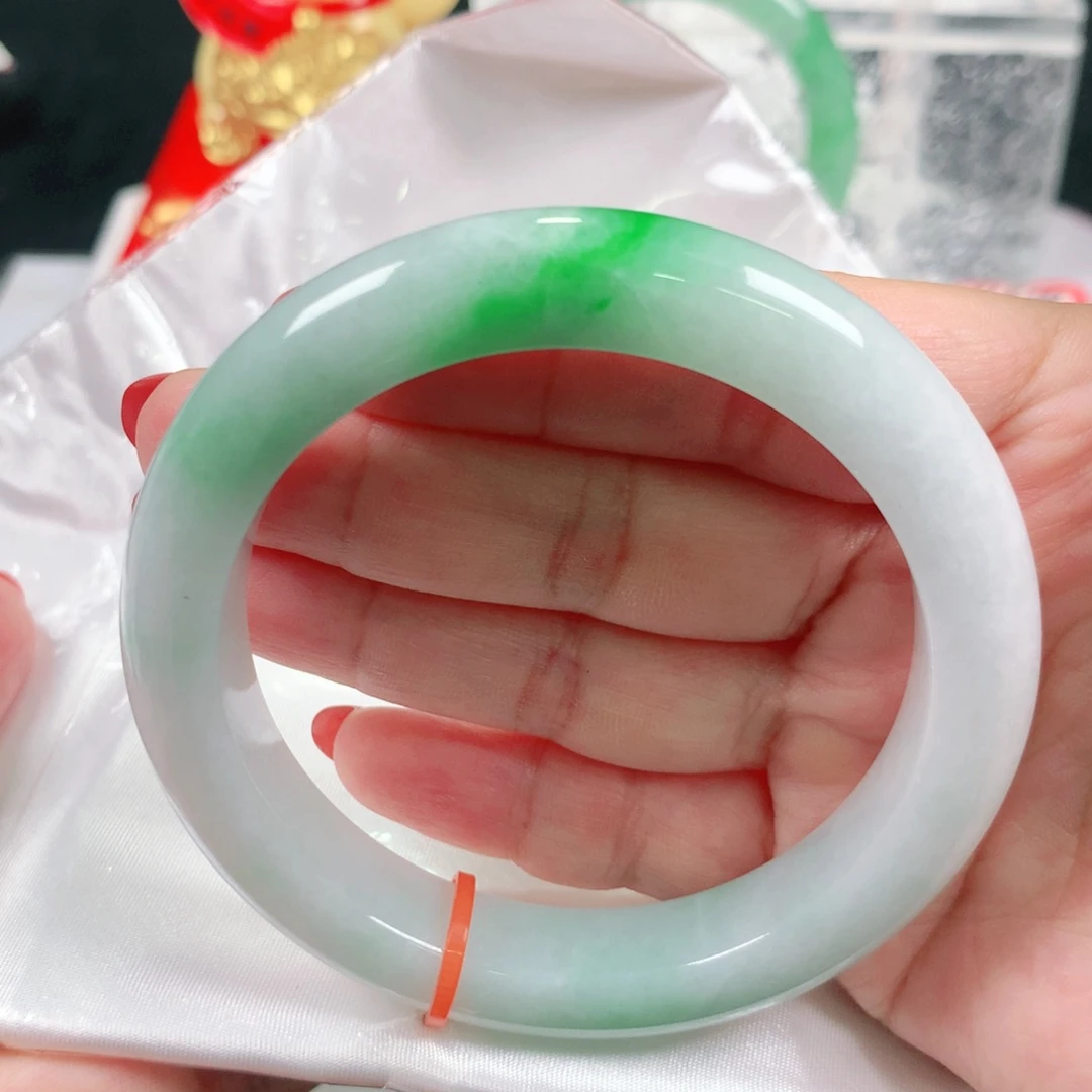 未镶嵌手镯翡翠豆**宝编号1216