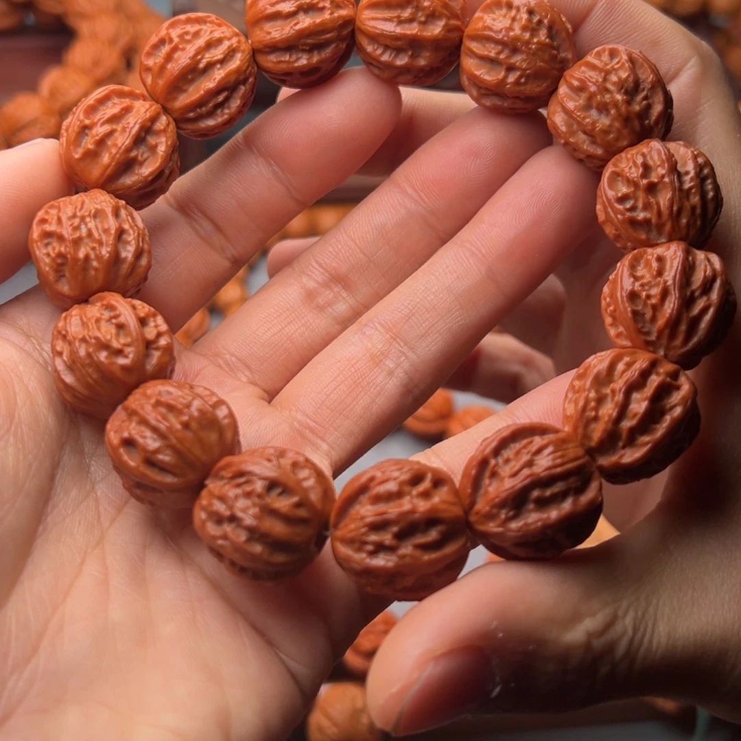 文玩核桃手串21老款京八棱