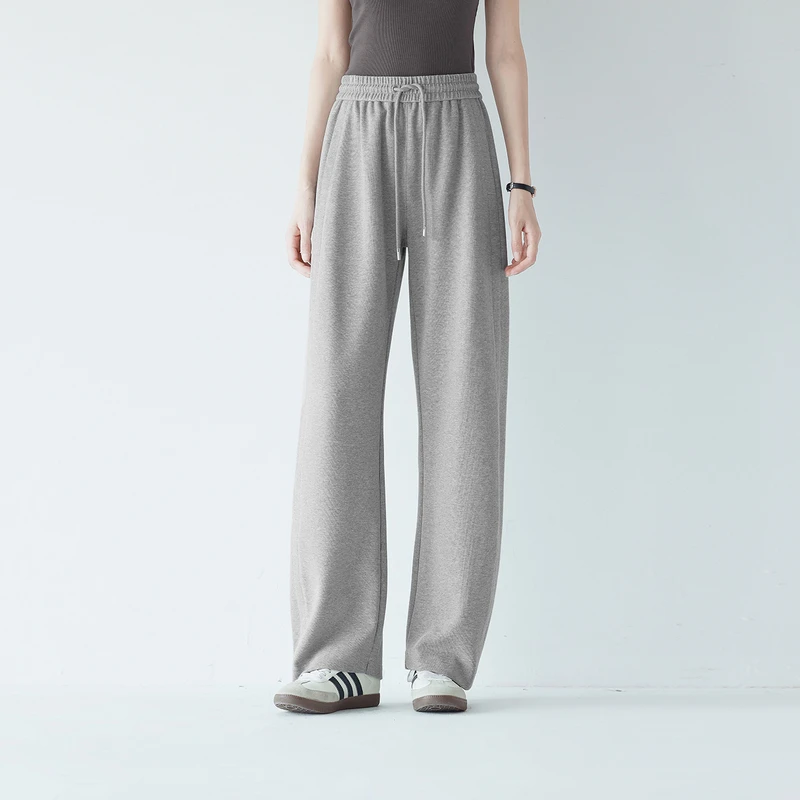 【衣衣专属】伊芙丽紧腰分割线针织裤2024秋装休闲通勤裤1F7951221