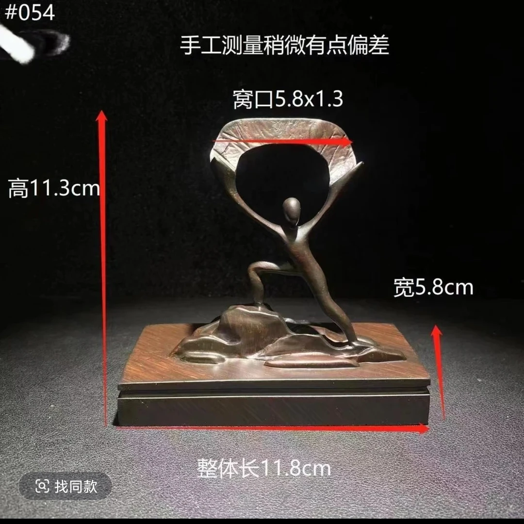 舞者托举人物免挖槽树脂仿实木底座摆件家居客厅书房多功能装饰品