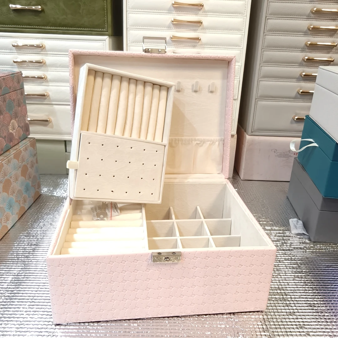 首饰盒/箱 十个立体手镯位多功能首饰收纳盒