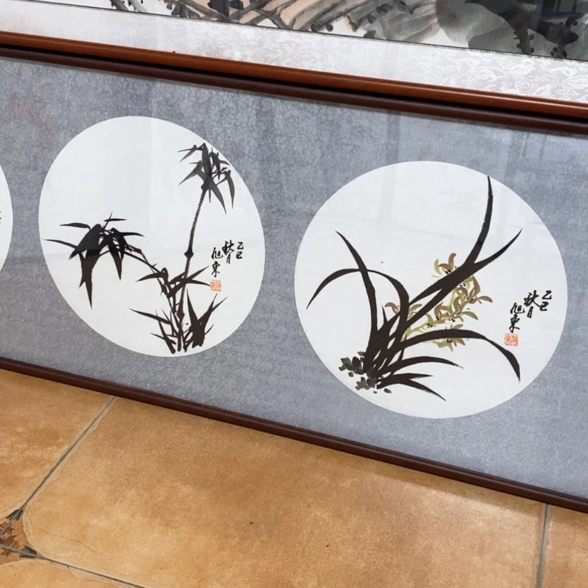 【闪购商品】国画手绘国画带框160.46