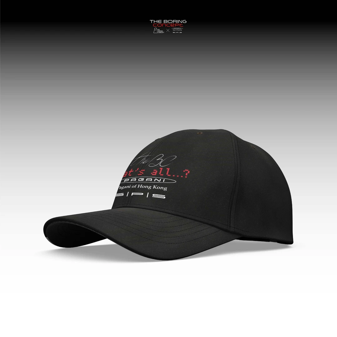 TBC×SPS PAGANI HONGKONG联名男女同款潮流印花logo鸭舌帽棒球帽