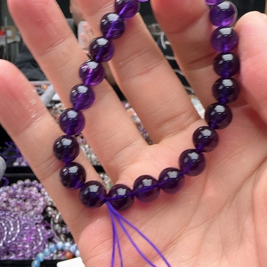 水晶手链未镶嵌行紫水晶