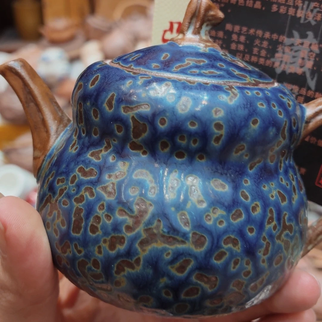 柴烧老岩泥高温茶器皿