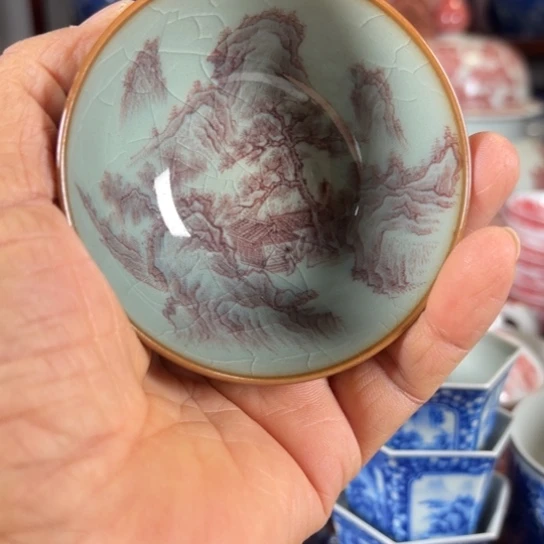 陶陈茗博纯柴窑茶器