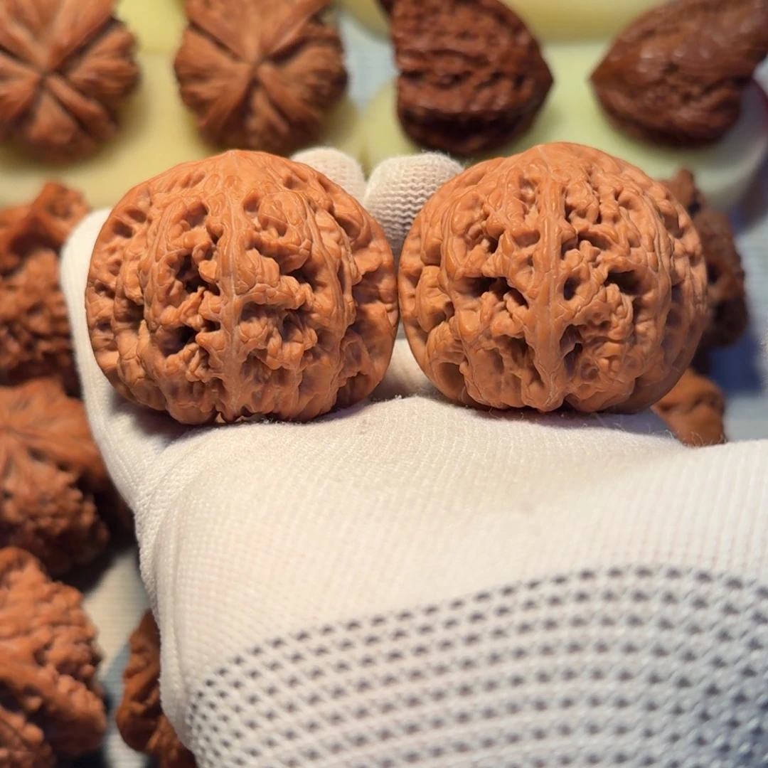 文玩核桃吊坠全品46球筋四面主筋正