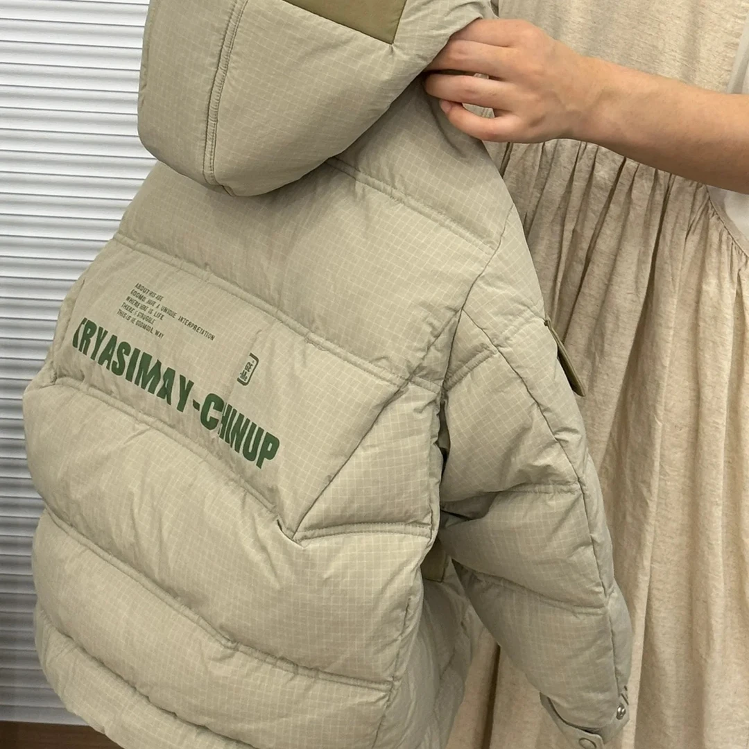 个0132大童男女可穿厚款鹅绒服