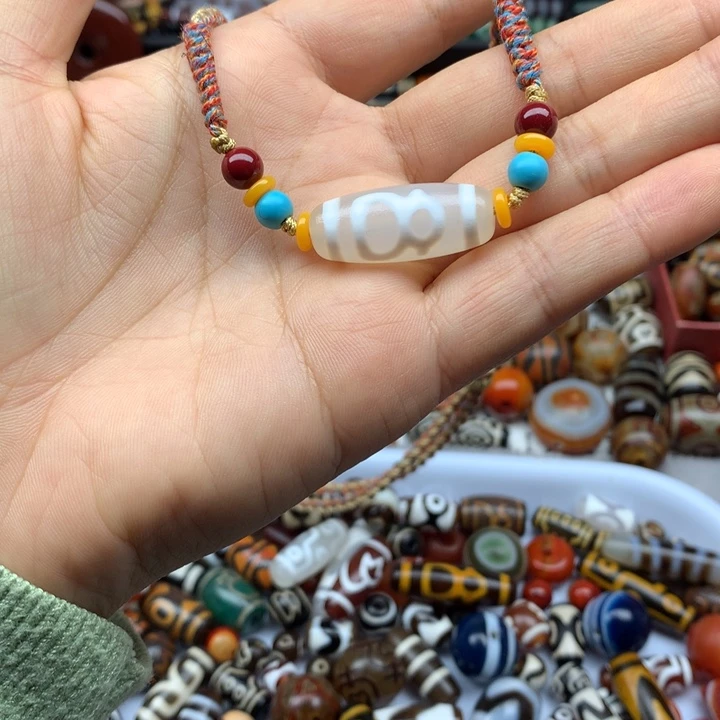 玛瑙/玉髓未镶嵌吊坠(赠链)