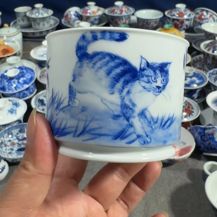 景德镇手工手绘杯