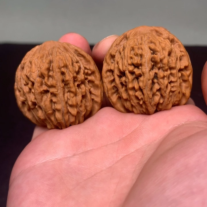 把件文玩核桃40肚37高38四座楼