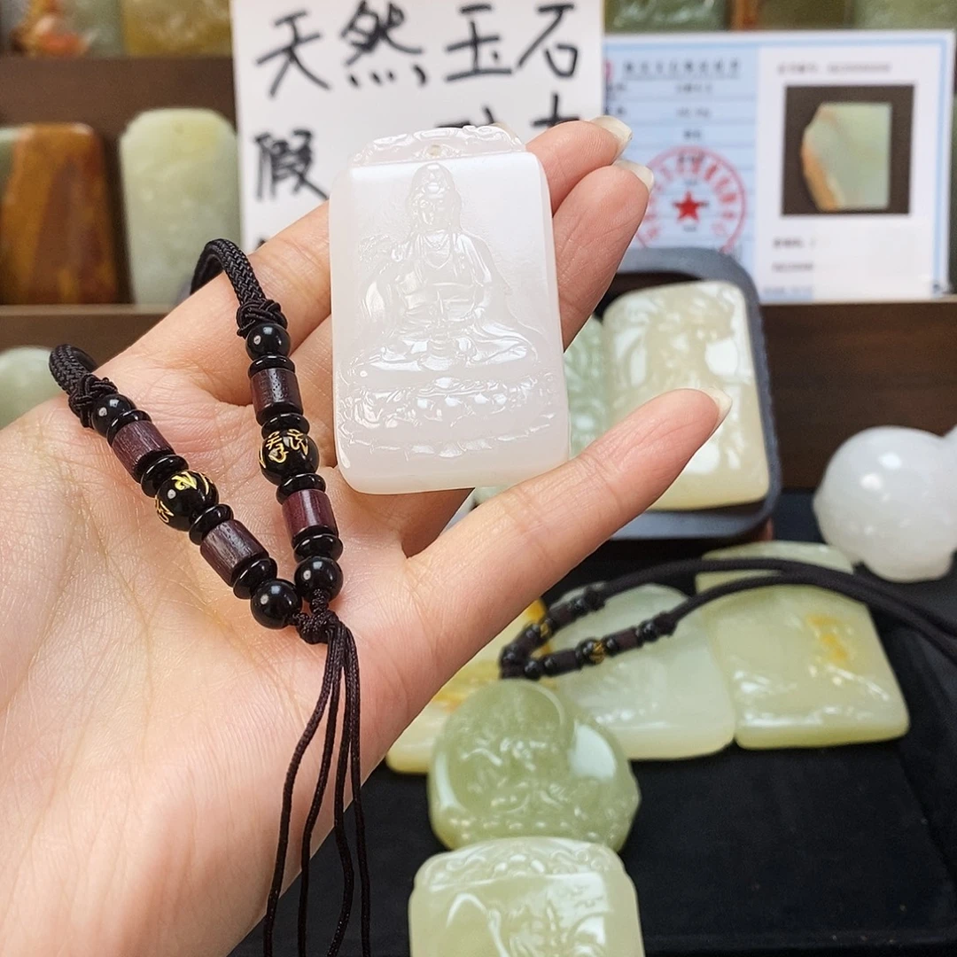 新疆昆仑山料方解石玉5