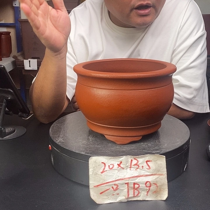 紫砂花盆货号一只JB92