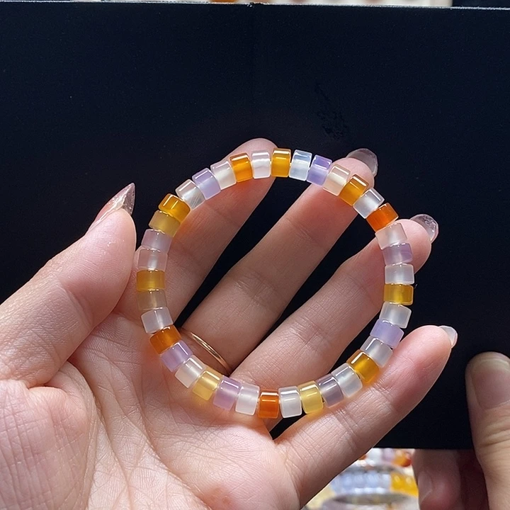 玛瑙/玉髓未镶嵌手链