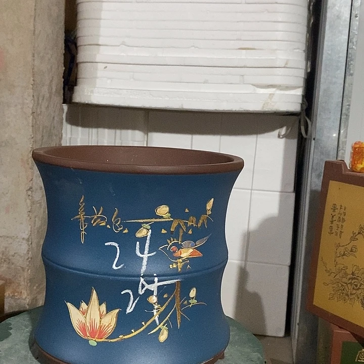 紫砂花盆紫砂花盆