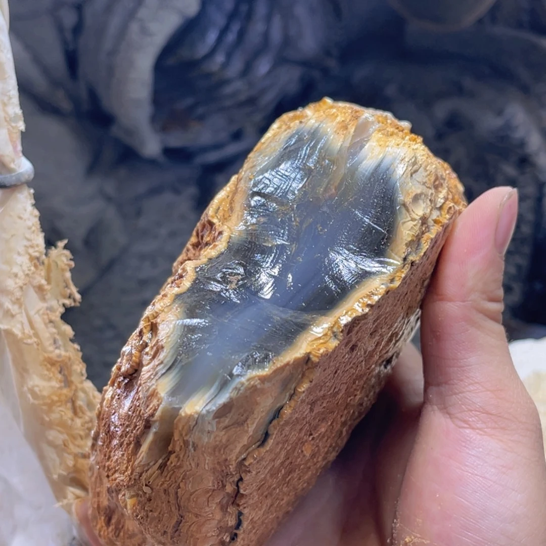 华***定制玛瑙天然玛瑙手镯原石