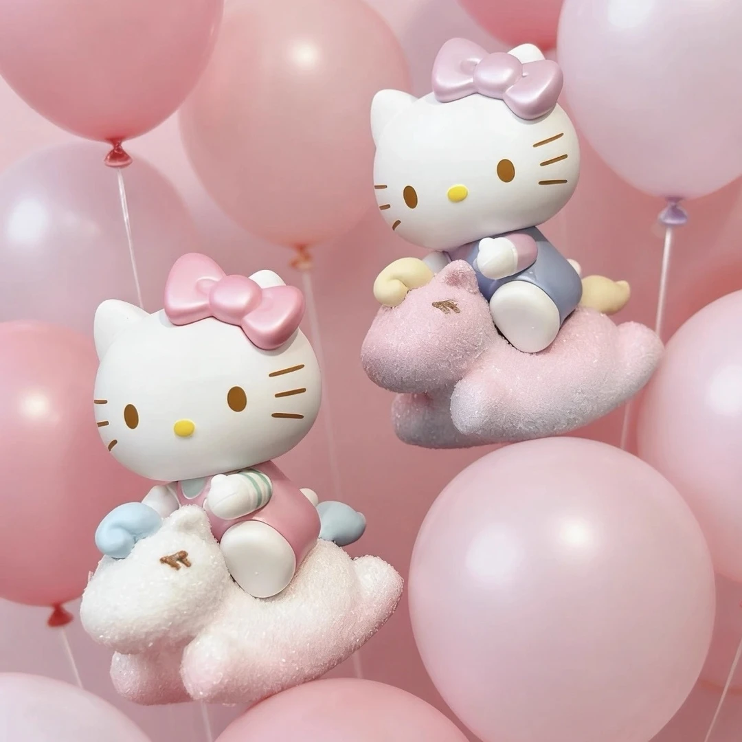 正版三丽鸥HelloKitty童心小马萌趣豆萌粒盲袋确认款摆件女生礼物