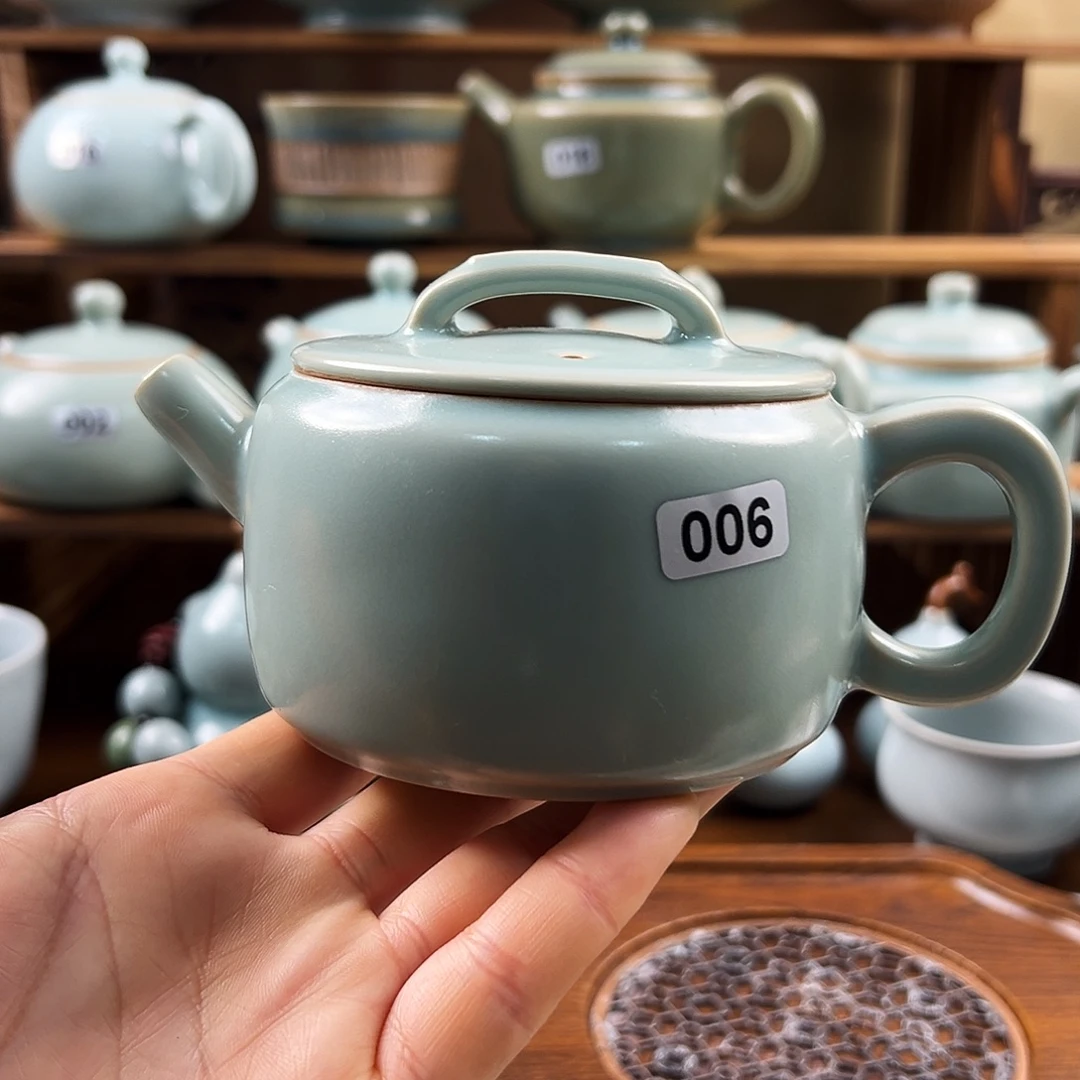 仿古省工吴文杰汗瓦壶手工